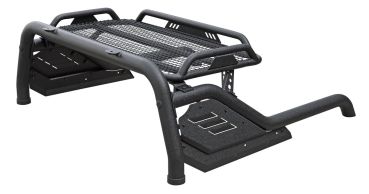 BLACK STEALTH Styling Bar mit Gepäckkorb